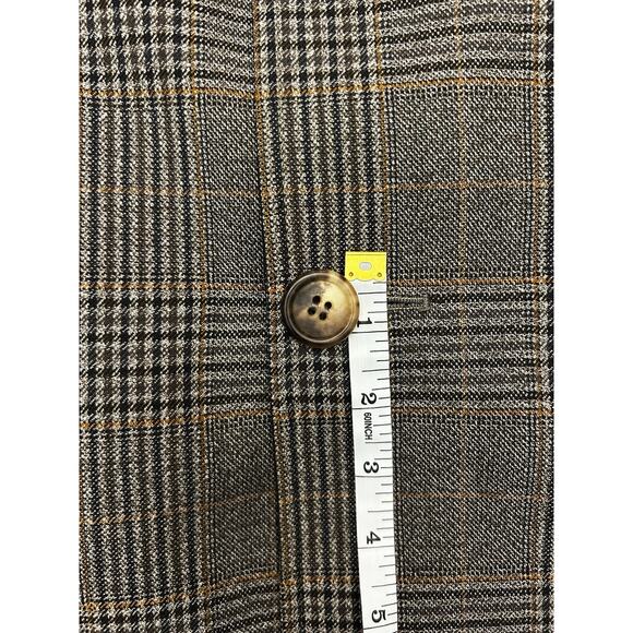 JC Cording & Co. Reversible Raglan Coat Men 38 M-Glen Plaid Wool/Black Vintage - Picture 6 of 16